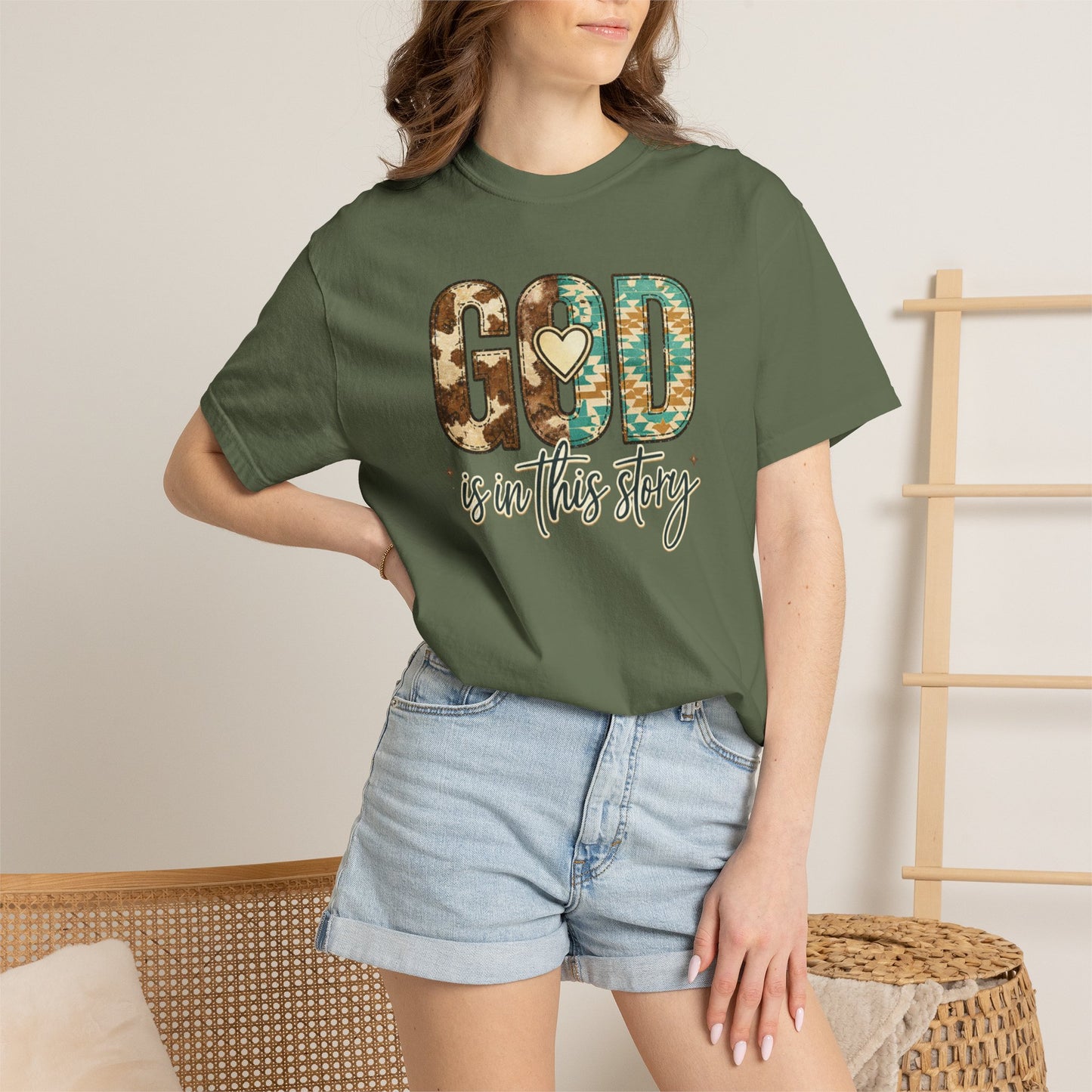 God Is In This Story T-Shirt — Christian Faith Graphic Tee