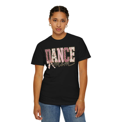 Dance Mom T-Shirt — Leopard Ballet Ribbon Graphic Tee