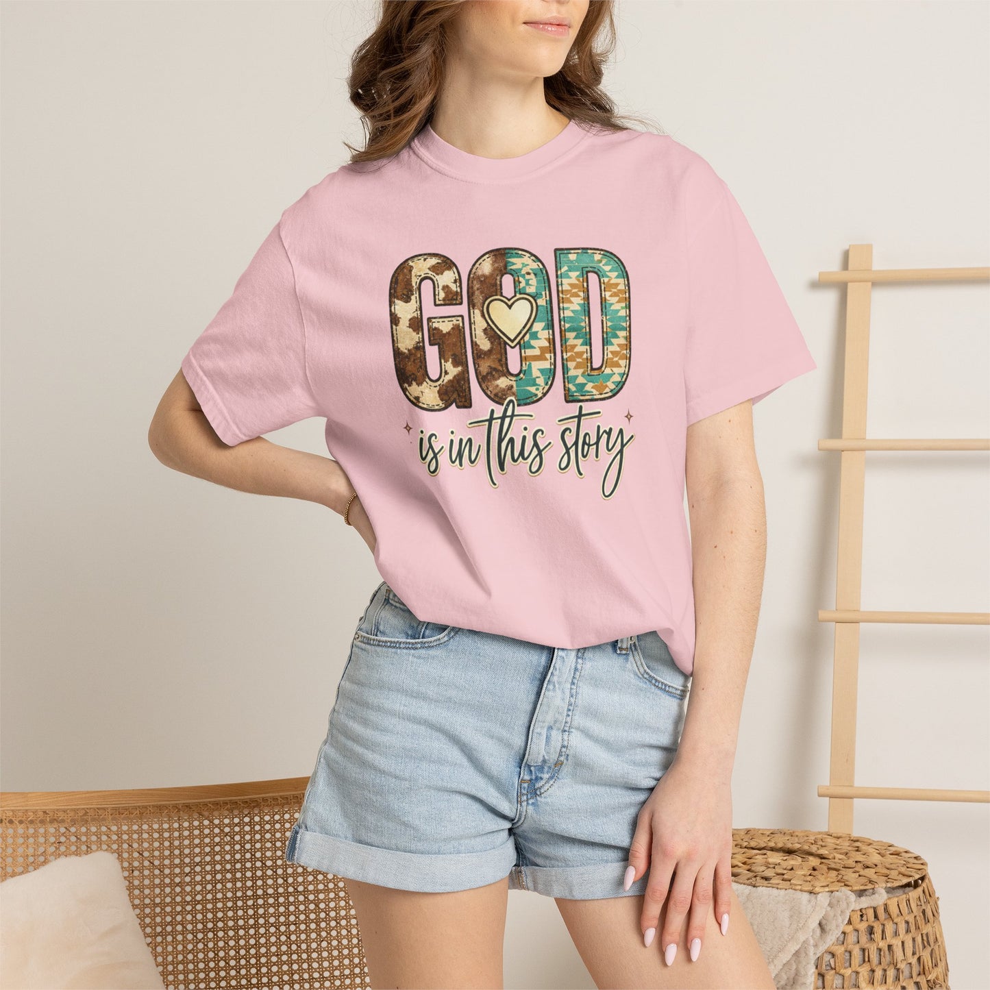 God Is In This Story T-Shirt — Christian Faith Graphic Tee