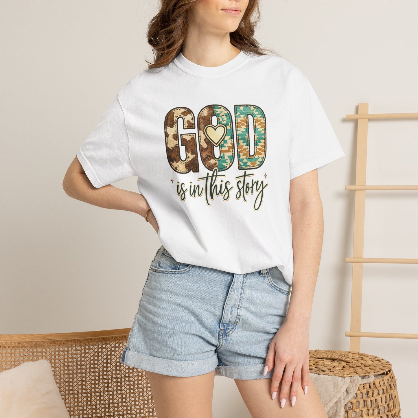 God Is In This Story T-Shirt — Christian Faith Graphic Tee