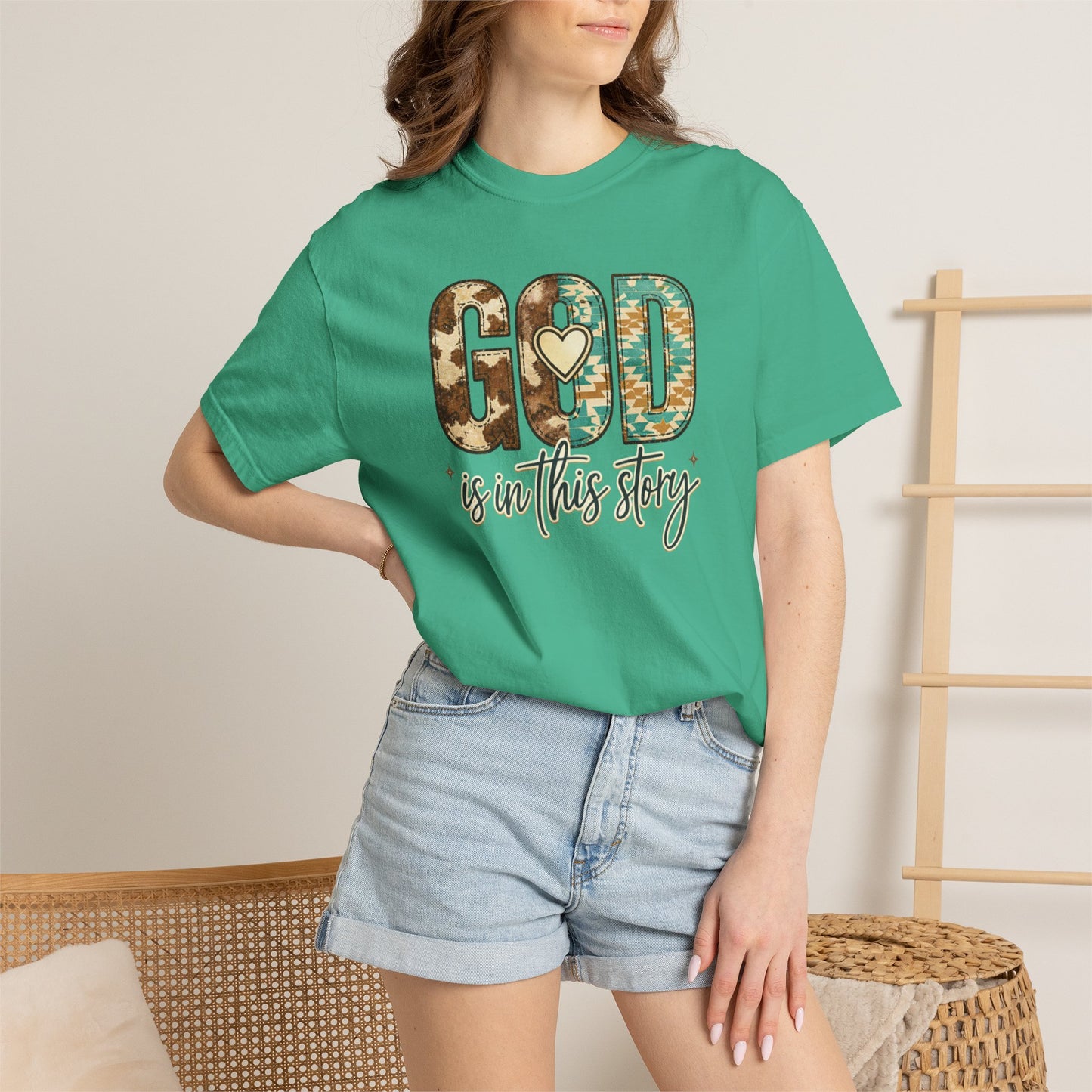God Is In This Story T-Shirt — Christian Faith Graphic Tee