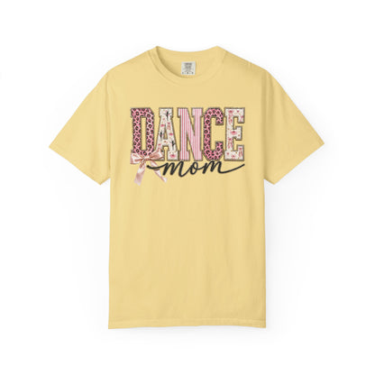Dance Mom T-Shirt — Leopard Ballet Ribbon Graphic Tee