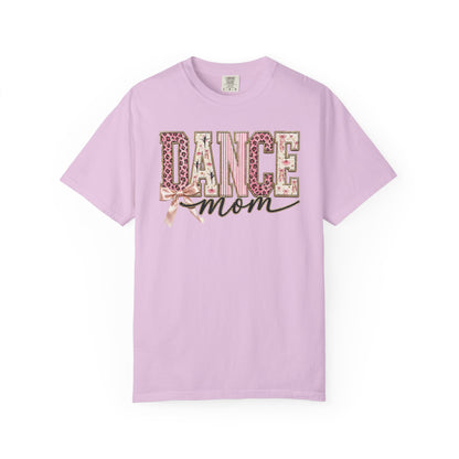 Dance Mom T-Shirt — Leopard Ballet Ribbon Graphic Tee