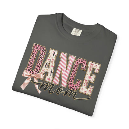 Dance Mom T-Shirt — Leopard Ballet Ribbon Graphic Tee