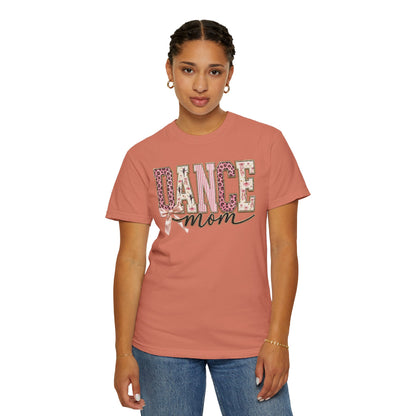 Dance Mom T-Shirt — Leopard Ballet Ribbon Graphic Tee