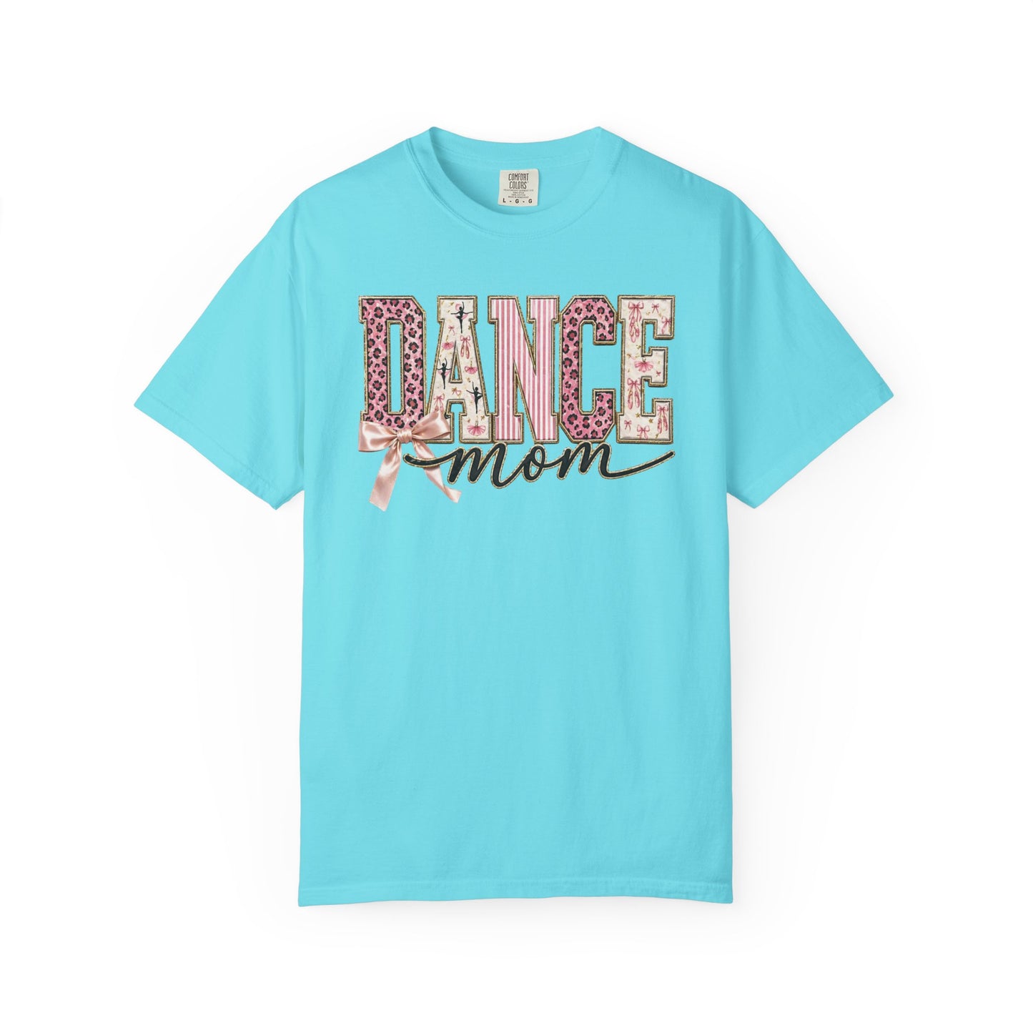 Dance Mom T-Shirt — Leopard Ballet Ribbon Graphic Tee