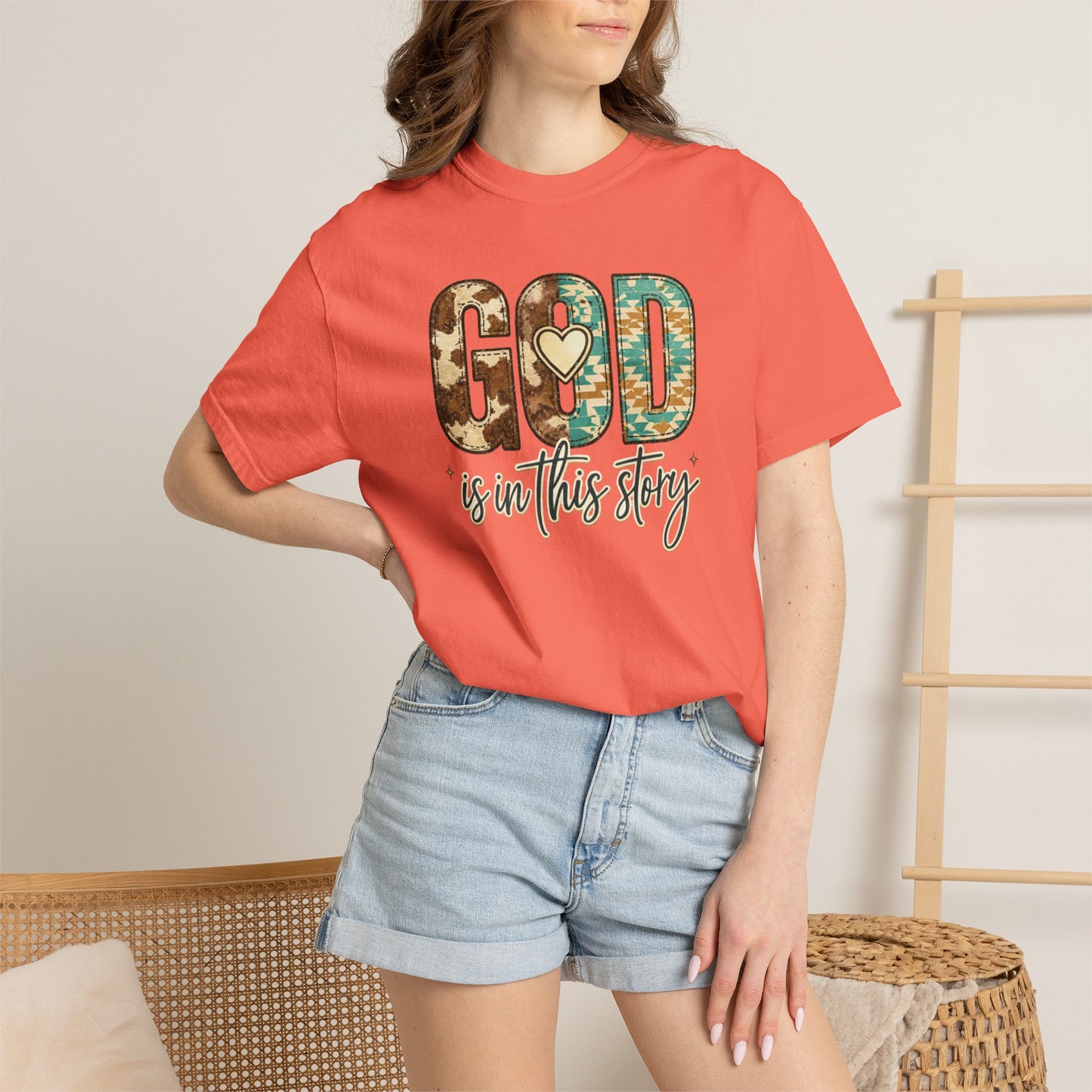 God Is In This Story T-Shirt — Christian Faith Graphic Tee