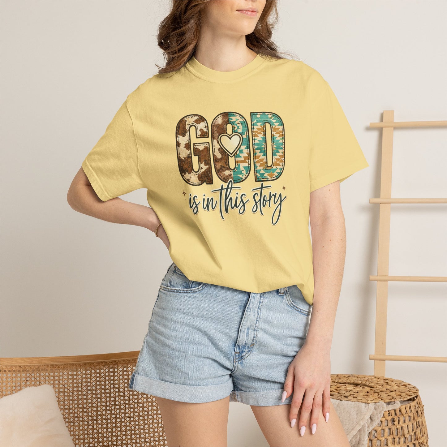 God Is In This Story T-Shirt — Christian Faith Graphic Tee