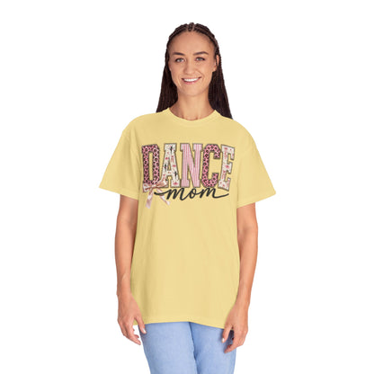 Dance Mom T-Shirt — Leopard Ballet Ribbon Graphic Tee