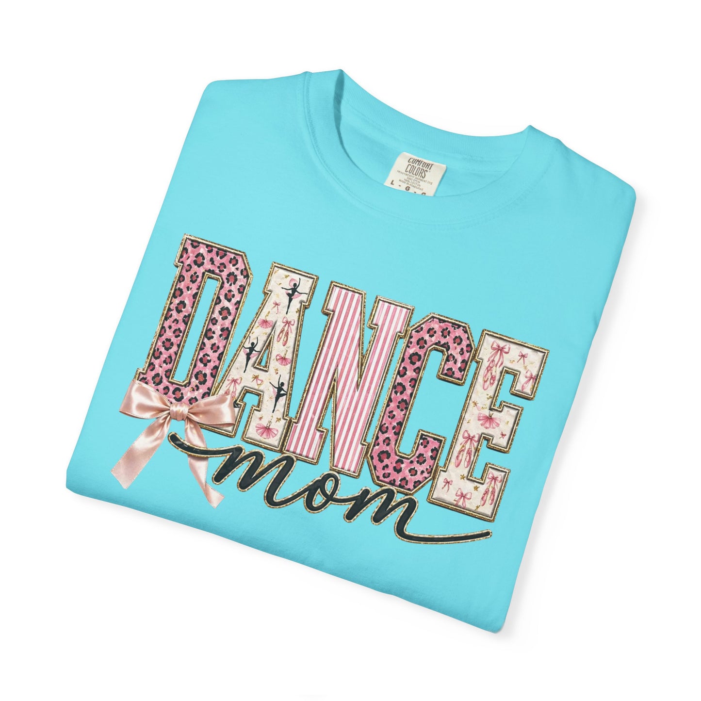 Dance Mom T-Shirt — Leopard Ballet Ribbon Graphic Tee