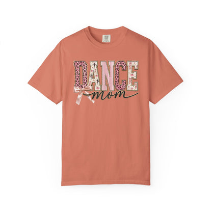 Dance Mom T-Shirt — Leopard Ballet Ribbon Graphic Tee