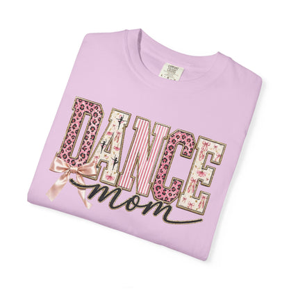 Dance Mom T-Shirt — Leopard Ballet Ribbon Graphic Tee