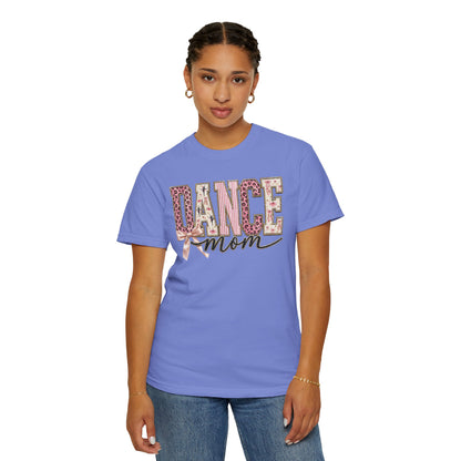 Dance Mom T-Shirt — Leopard Ballet Ribbon Graphic Tee